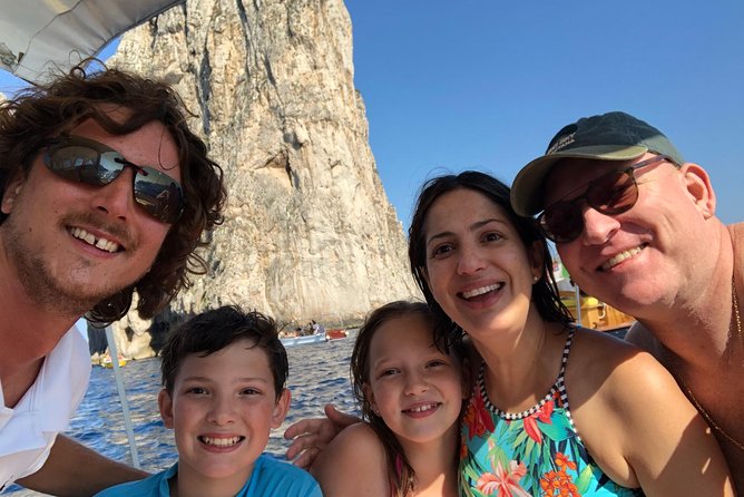 Private boat tour of the island of Capri - Entering the Blue Grotto