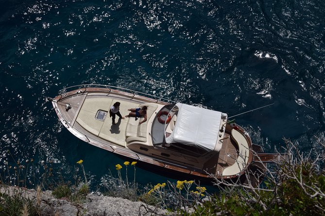 Private Boat Tour to Capri from Sorrento on a 38-Foot Apreamare - Capri’s caves, arches, and famous rock formations