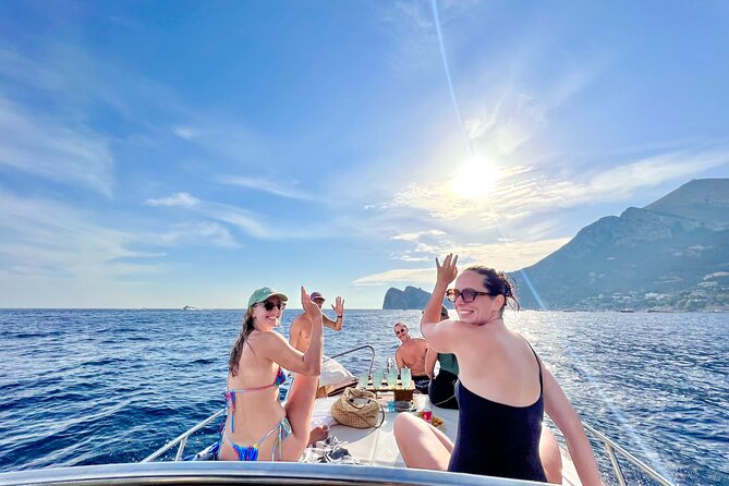 Private Boat Tour to Positano - Baia di Ieranto from the water