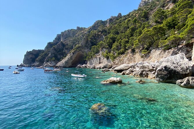 Private boat trip to Capri - Swimming, snorkeling, and time on the water