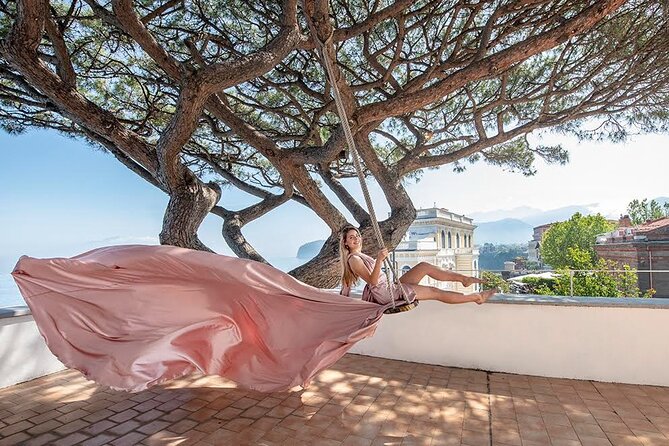 Private Flying Dress Photoshoot in Sorrento - Starting at the San Francesco cloister at 8:30 a.m.