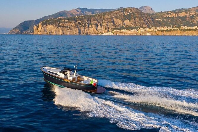 Private Full-day Luxury Boat Tour to Capri from Amalfi Coast - Capri town in 45 minutes
