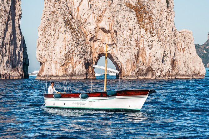 Private Gozzo Boat Tour of Capri Island - Villa Malaparte from Punta Massullo