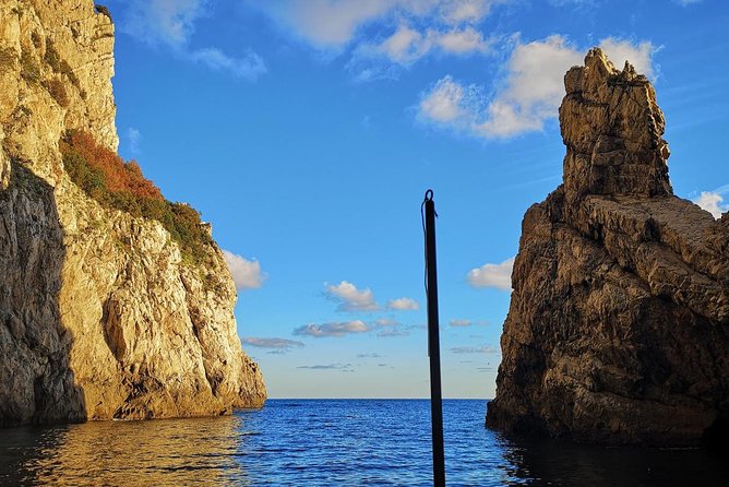 Private Island of Capri by Boat - Red Grotto: color from the sea itself