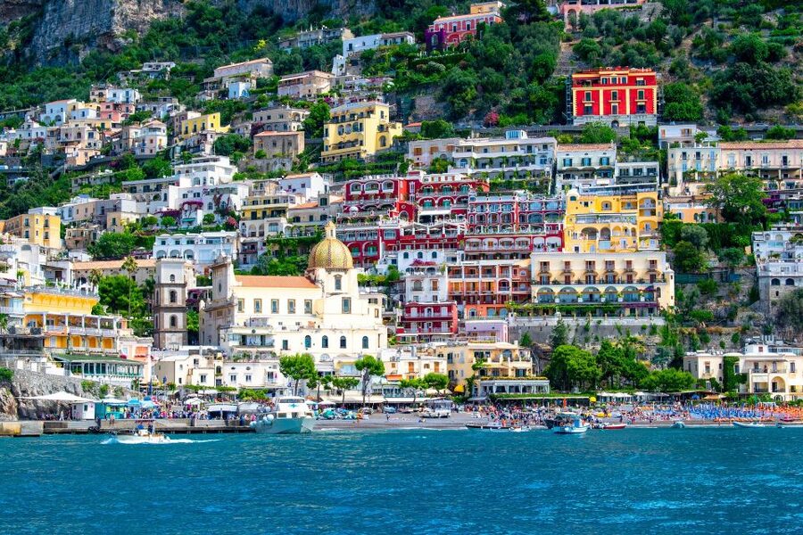 Private Positano & Amalfi Excursion by boat from Sorrento - Positano, stairs, color, and two hours by the sea