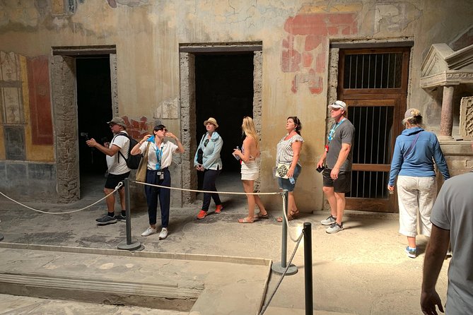 Private Skip-the-Line Pompeii & Mt. Vesuvius Tour from Positano - Baths, brothel, and the House of the Faun
