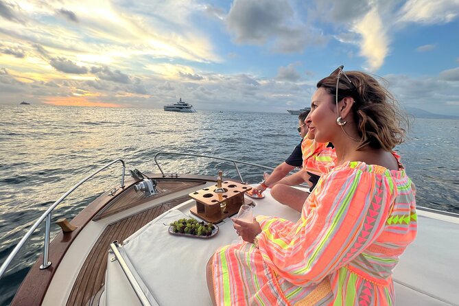 Private Sunset Experience With aperitif and music - Marina Grande when the sky turns red