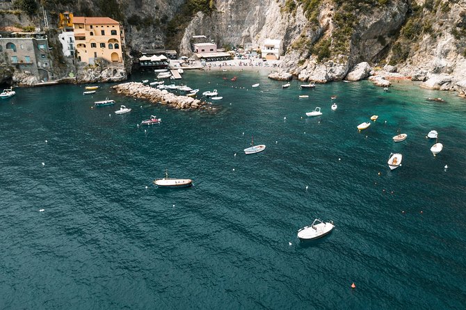 Private Tour: Amalfi Coast Day Cruise from Sorrento - Li Galli and the open water near Positano