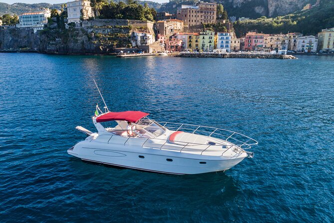 Private Tour from Sorrento to Capri - Raffaelli Shamal 40 - Capri’s caves and cliffs from the sea