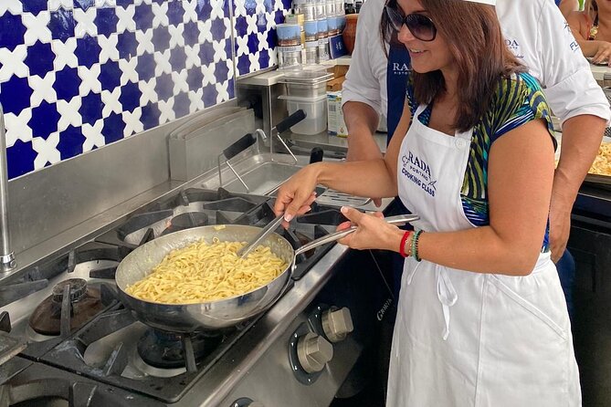 Rada Rooftop Cooking Class in Positano - Caprese cake for dessert