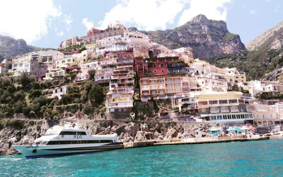 Round-Trip Ferry Ticket from Salerno to Amalfi and Positano - Boarding at Sorrento requires patience