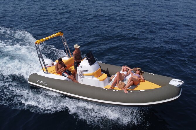 Self Drive Boat Hire - Heading toward Capri from Sorrento