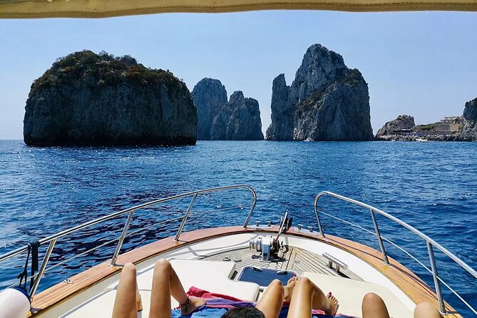 Selfie at Faraglioni, Water Taxi, Transfers in Capri! - What the ride feels like in practice