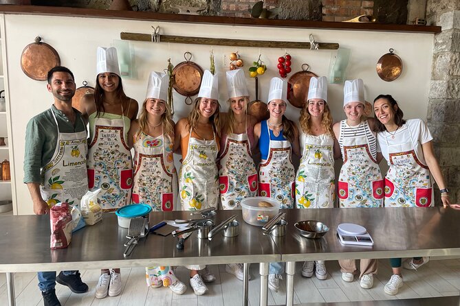 Shared Cooking Class with Fresh Garden Ingredients in Sorrento - Making pasta with Salvatore