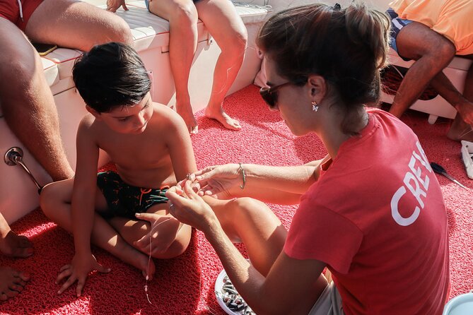 Shared trip with fishing and visit the beauty of Capri island - The swim stop and the reality of open water