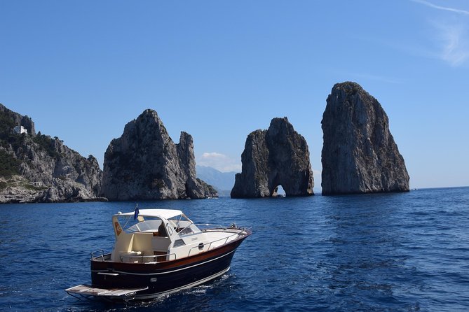 Small Group Boat Day Excursion to Capri Island from Amalfi - Punta Carena Lighthouse and the western coast