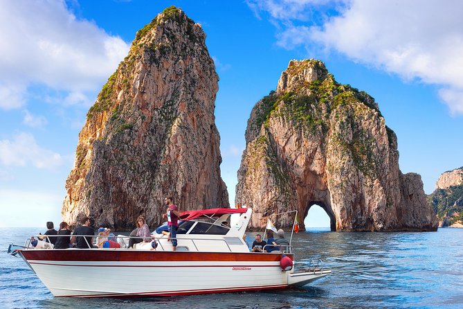 Small Group Boat Day Excursion to Capri Island from Amalfi - The Faraglioni, Capri’s signature rocks