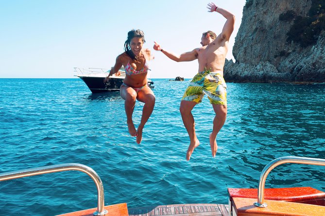 Small Group Boat Day Excursion to Capri Island from Sorrento - Marina Piccola for swimming and a short break
