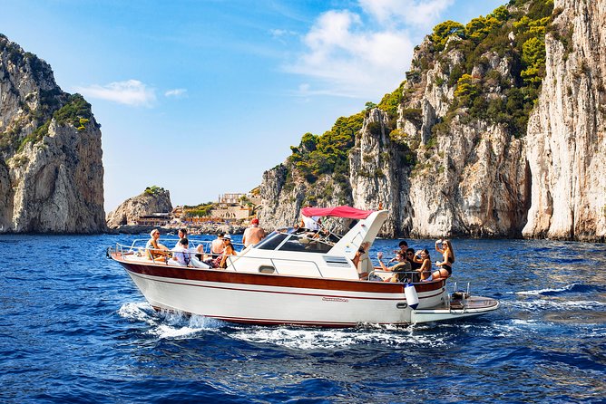Small Group Boat Day Excursion to the Amalfi Coast from Sorrento - Leaving Sorrento and settling into the boat