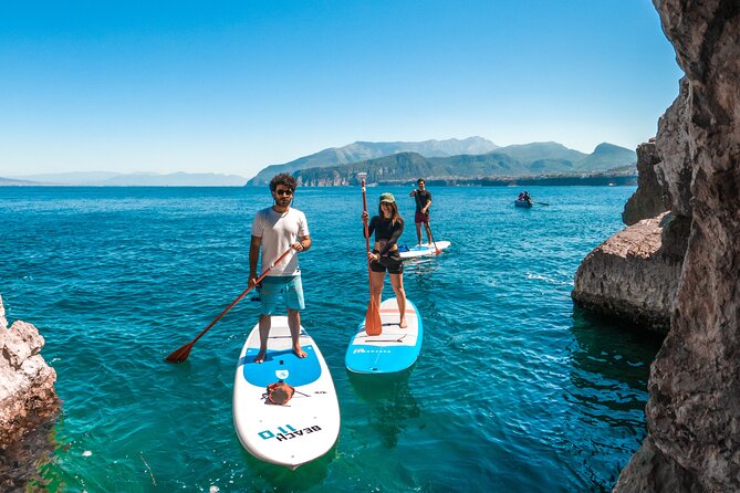 Small group paddle boarding tour to Bagni Regina Giovanna - Key points at a glance