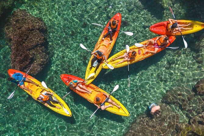 Small groups Kayak tour from Sorrento to Bagni Regina Giovanna - Leaving Marina Grande for the Sorrento coast