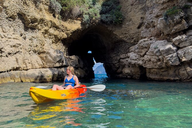 Small groups Kayak tour from Sorrento to Bagni Regina Giovanna - Swimming, photos, and the practical extras