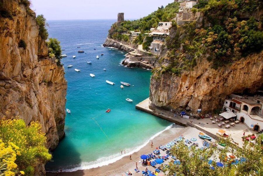 Sorrento and Amalfi Coast Small Group Tour by Boat - Ieranto Bay and the first swim stop