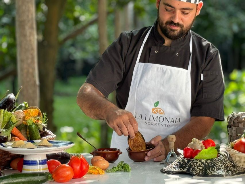 Sorrento: Authentic Italian Cooking Class in a Citrus Grove - Cooking Italian food beneath Sorrento’s lemon trees