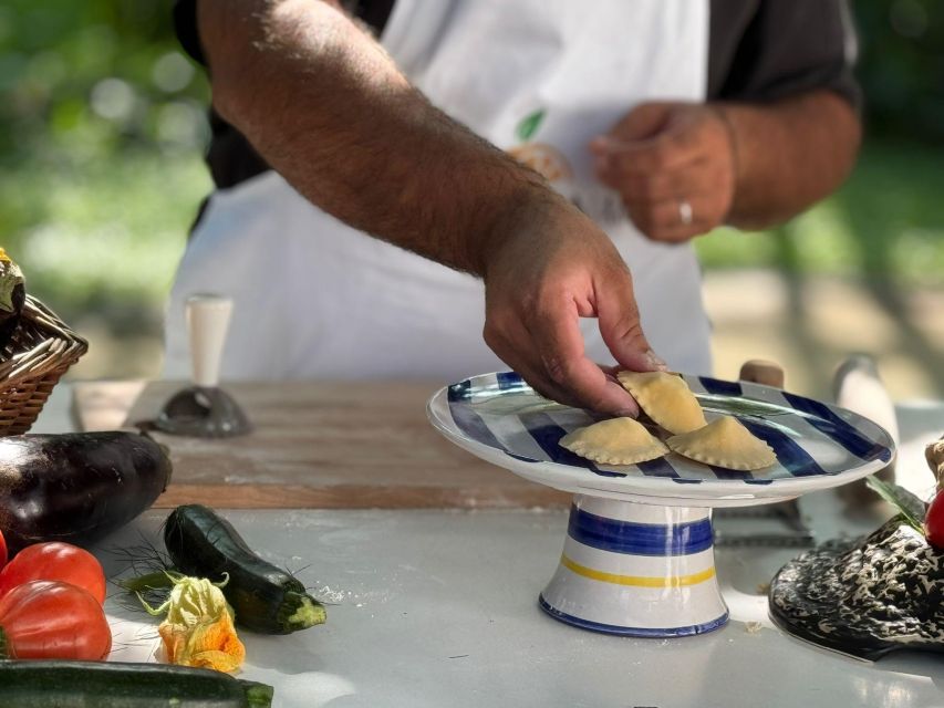 Sorrento: Authentic Italian Cooking Class in a Citrus Grove - From garden ingredients to a three-course meal