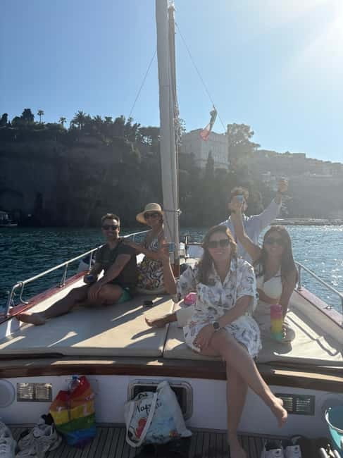 Sorrento: Boat Coastal Cruise with Swim and Limoncello - Key points at a glance