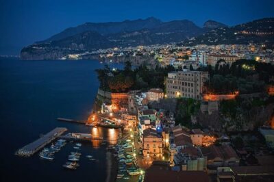 Sorrento by night… with a tasty surprise