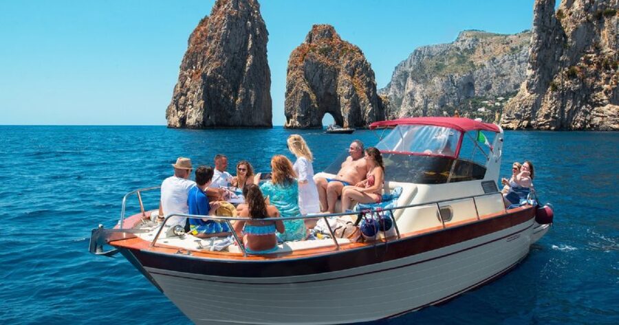 Sorrento: Capri and Blue Grotto Boat Cruise with Drinks - Starting in Sorrento and crossing to Capri