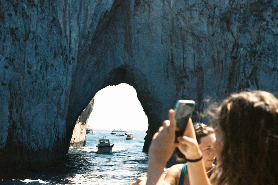 Sorrento: Capri and Blue Grotto Yacht Tour with Snorkeling - Drinks, snacks, and the small-group setting