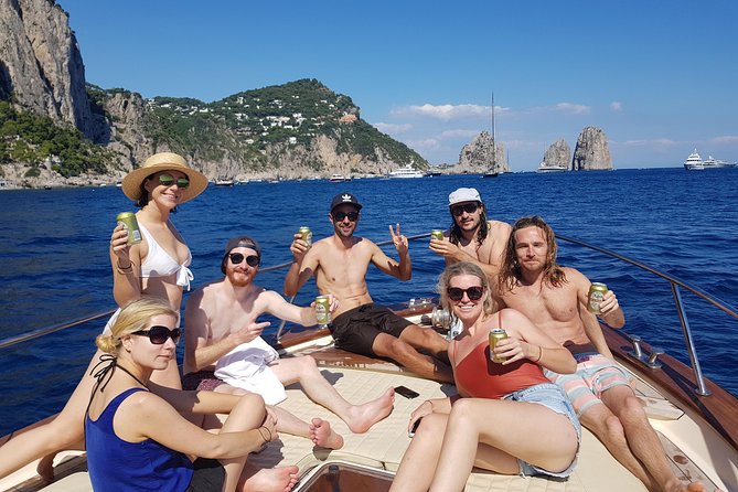 Sorrento: Capri Select Boat Trip with Swim, Drinks & Pick Up - Swimming at Marina Piccola