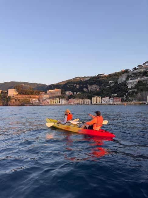 Sorrento: kayak small group tour to Bagni Regina Giovanna - Starting at Marina Grande with a quick safety lesson