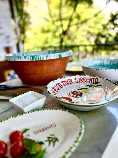 Sorrento: Mozzarella experience. Say CHEESE with us! - The final table: cheese, local products, and wine