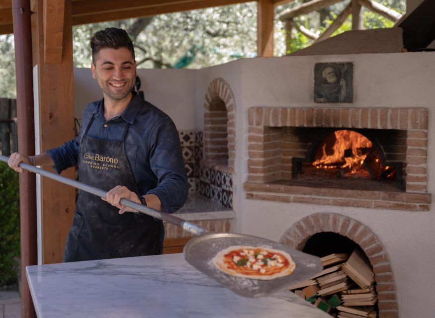 Sorrento: Pasta and Pizza Hands-On Master Class - A villa, garden, and views before the cooking begins