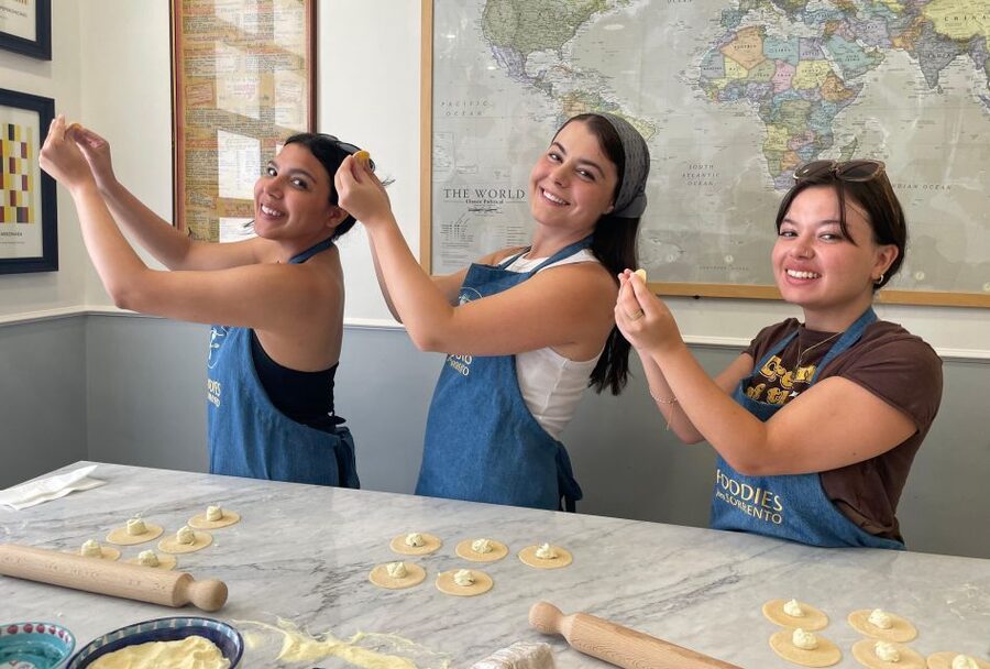 Sorrento: Pasta Masterclass with a Meal and Wine - Three sauces, three different lessons