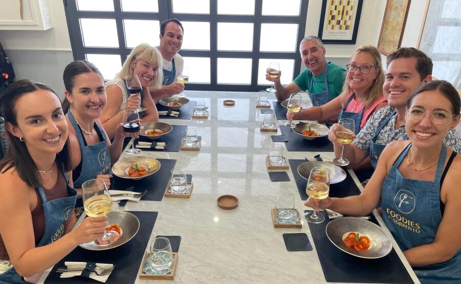 Sorrento: Pasta Masterclass with a Meal and Wine - Starting with dough, flour, and eggs
