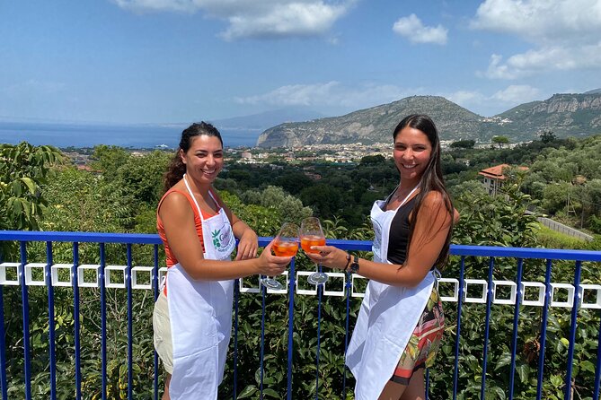 Sorrento Pizza School Activity in Italy - Dessert pizza and limoncello