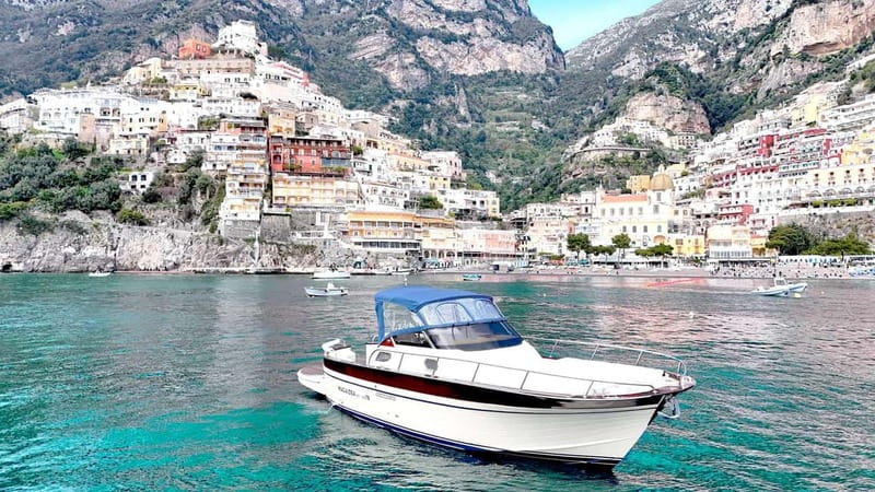 Sorrento: Positano & Amalfi Coast Small-Group Boat Tour - Leaving Sorrento and crossing Punta Campanella