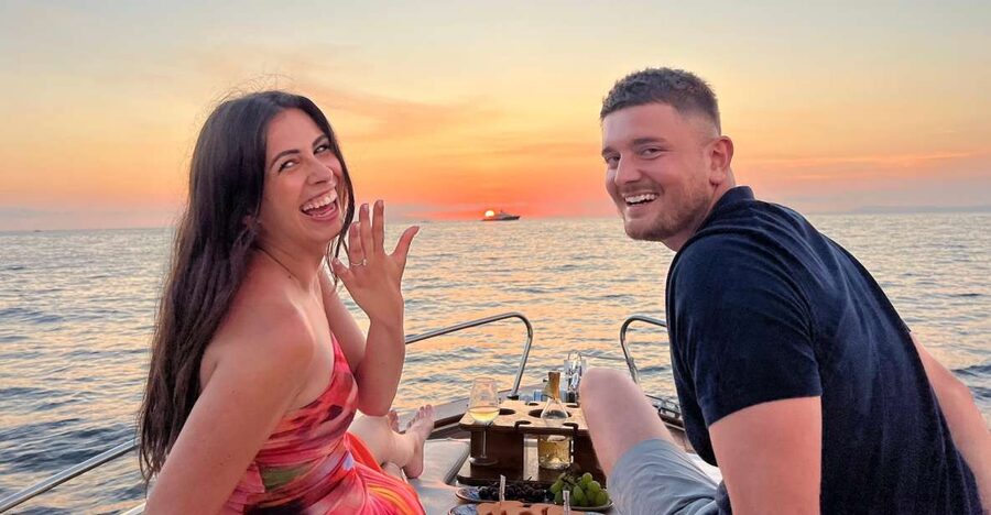 Sorrento: Private Sunset Boat Tour with Music and Aperitif - Punta Lagno and the changing coastline