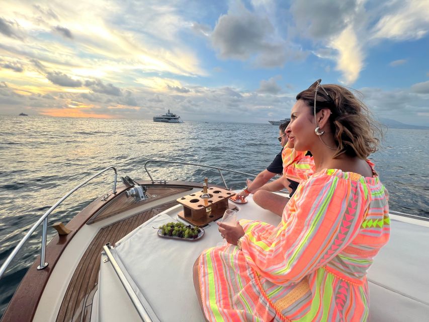 Sorrento: Private Sunset Boat Tour with Music and Aperitif - What the crew adds to the experience