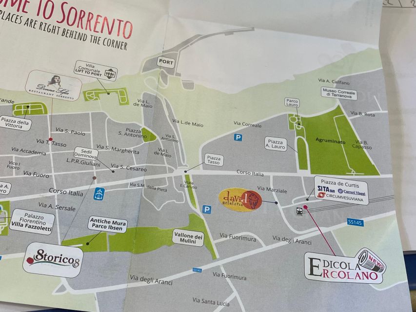 Sorrento: Skip-the-Line Pompeii Express Tour by Train - Entering Pompeii with the group