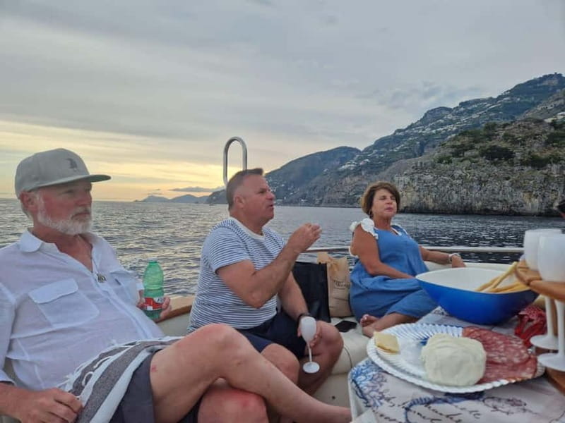 Sorrento: Sunset Coastal Boat Tour with Aperitif - The coastal villages of Massa Lubrense and Marina della Lobra