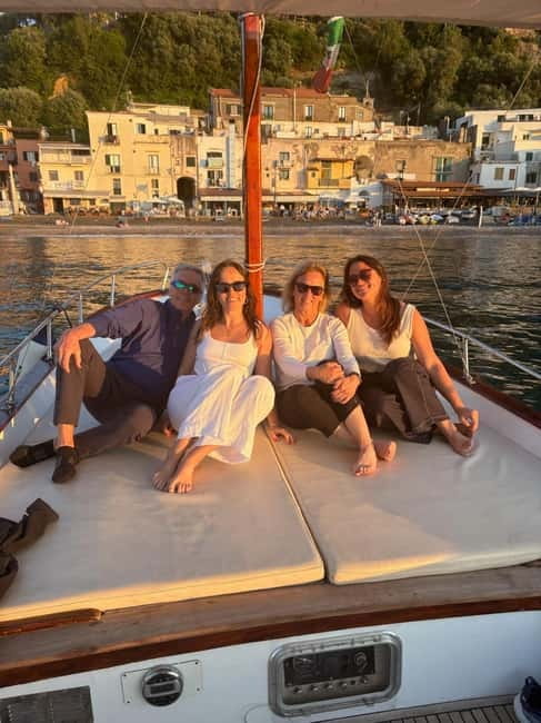 Sorrento Sunset Cruise with Aperitif on Board - Puolo Beach and the Search for the Right Sunset