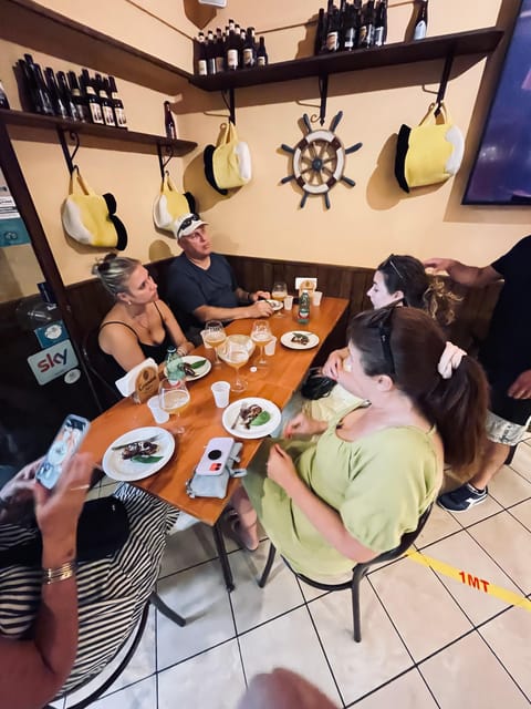 Sorrento: walks and food - Salami, cheese, fruit, and a first drink