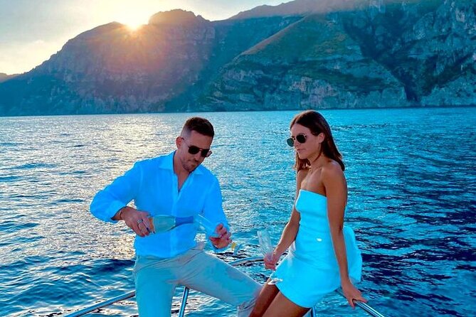 Sunset tour by private boat from Positano, Praiano or Amalfi - An aperitif that fits the hour