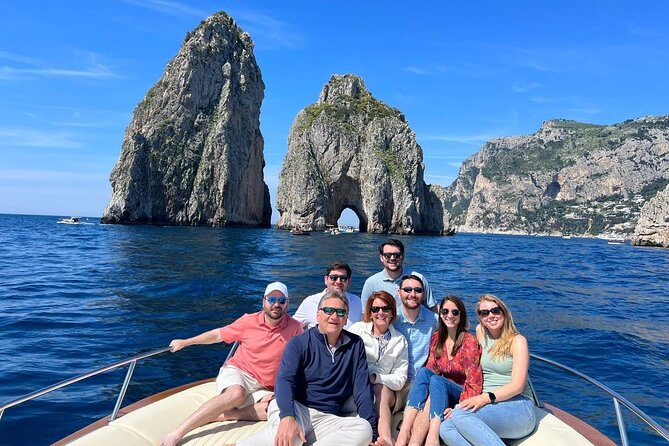 The 2 South gems: Capri and Positano Day Cruise - Faraglioni, Capri’s picture-postcard entrance