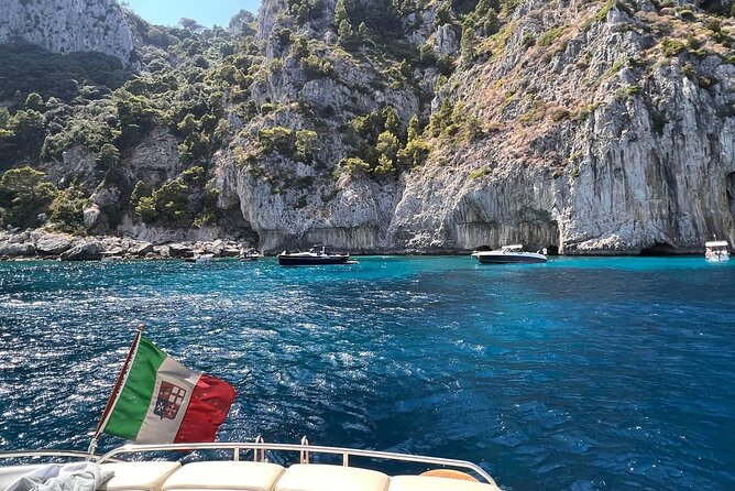 The Blue Fever: Capri island day cruise - Punta Carena Lighthouse and a good place to swim